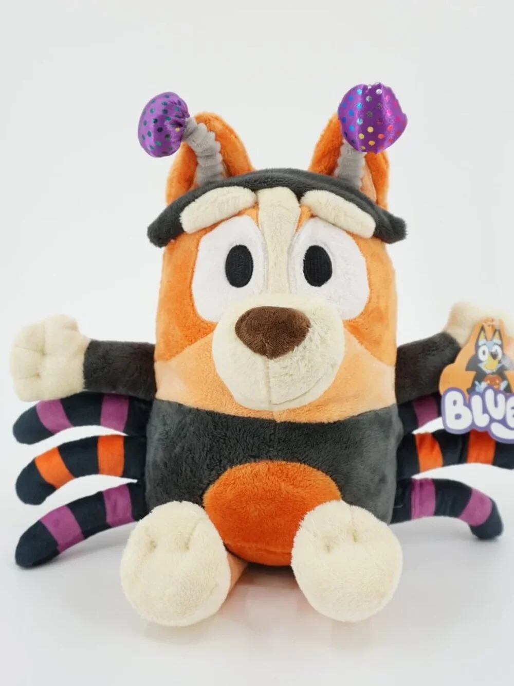 Share NWT! Bluey Halloween BINGO in Spider Costume 18-Inch Plush Plushie Toy
